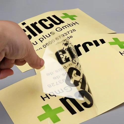 Parcel preparation before labeling